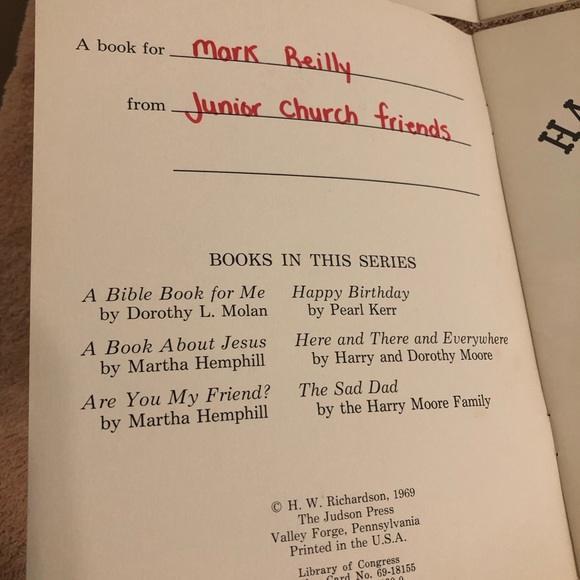 Vintage 1969 Judson Press Lot of 3 Faith Based Children’s Books - Picture 5 of 9